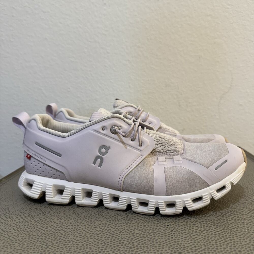 On Cloud 5 Terry Light Purple Womens Running Shoes Sneakers Size 9.5